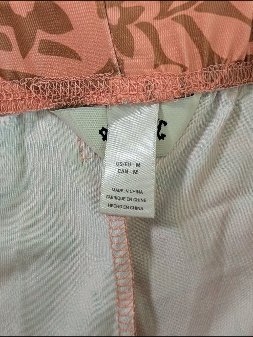 Billabong NWT Hang Loose Floral Flare Pants M Coral Tropical Lounge Beach - Picture 10 of 14